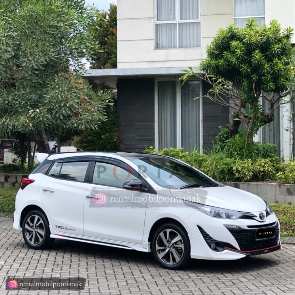 sewa mobil yaris terbaru pontianak